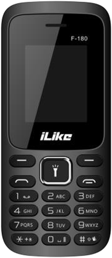 ILIKE F-180 DualSIM szürke nyomógombos kártyafüggetlen mobiltelefon