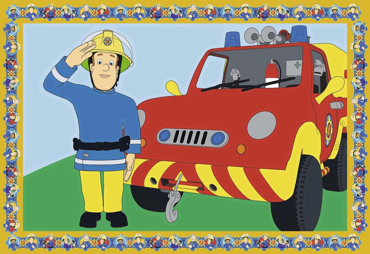 RAVENSBURGER Feuerwehrmann Sam Malen nach Zahlen