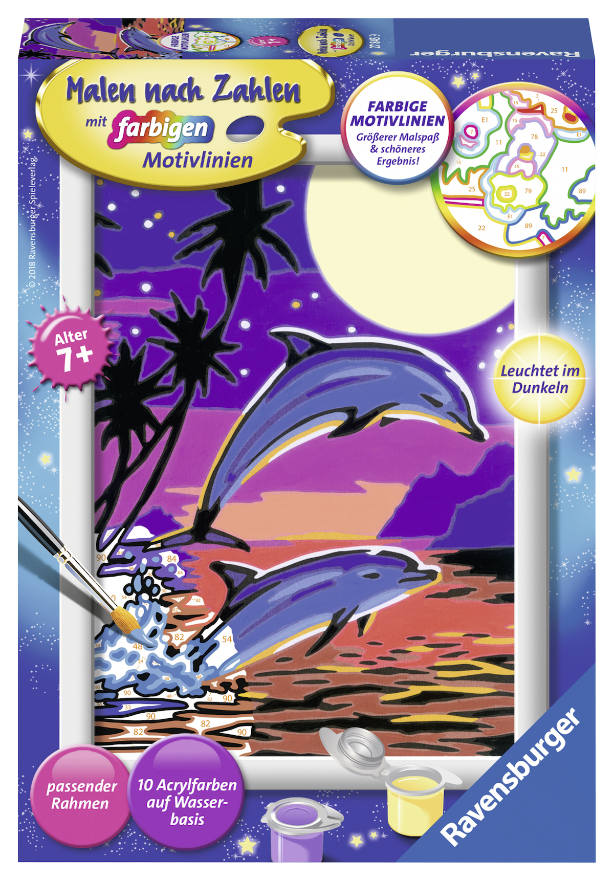 RAVENSBURGER delfine Malen nach Zahlen