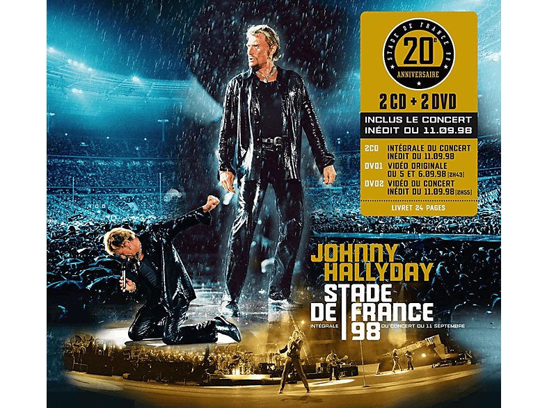 Johnny Hallyday - Stade De France '98 (Édition 20e Anniversaire) CD + DVD
