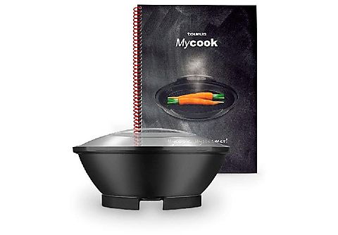 Accesorio Vaporera - Taurus My Cook, 4.5 L, 2 niveles de cocción, Incluye recetario, Negro