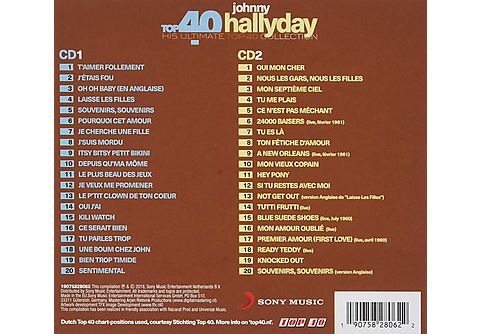 Johnny Hallyday - TOP 40 - JOHNNY HALLYDAY | CD