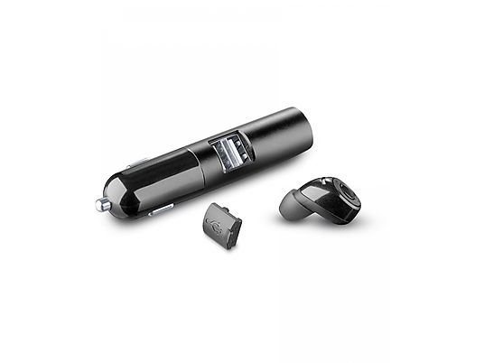 CELLULAR LINE BTCARMINIK - Auricolare Bluetooth (In-ear, Nero)