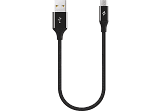 TTEC AlumiCable Mini 30 cm 2DK25S Siyah Micro USB Şarj Kablosu_0