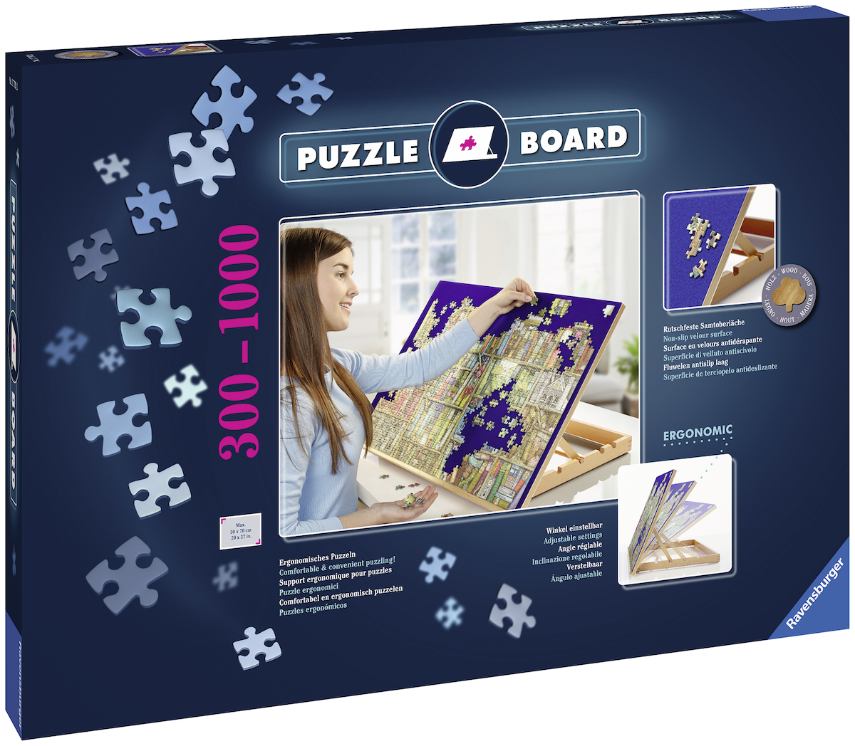 RAVENSBURGER Puzzle-Board Puzzlebrett Mehrfarbig