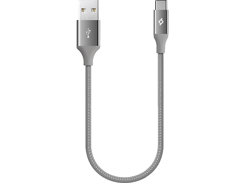 TTEC 2DK26UG Alumi Cable Mini 30cm Type-C Şarj ve Data Kablosu Uzay Grisi_0