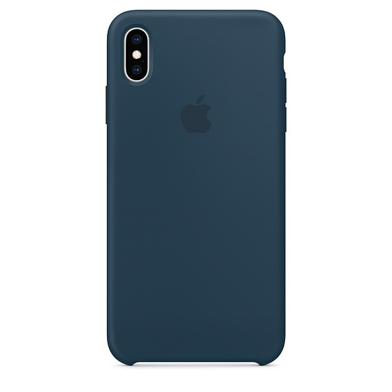 APPLE Silikon Case, Backcover, Apple, iPhone XS Max, Pazifikgrün