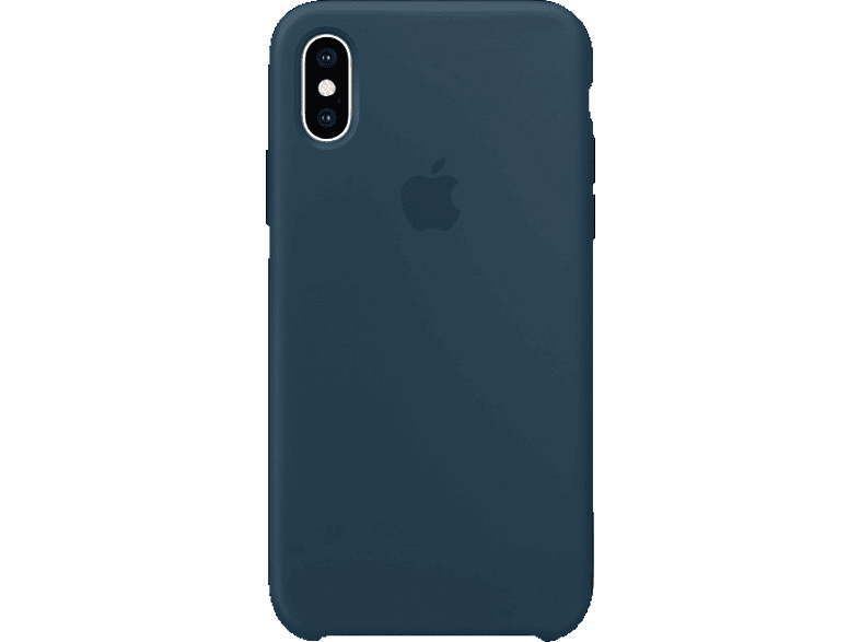 APPLE Silikon Case, Backcover, iPhone Apple, XS, Pazifikgrün