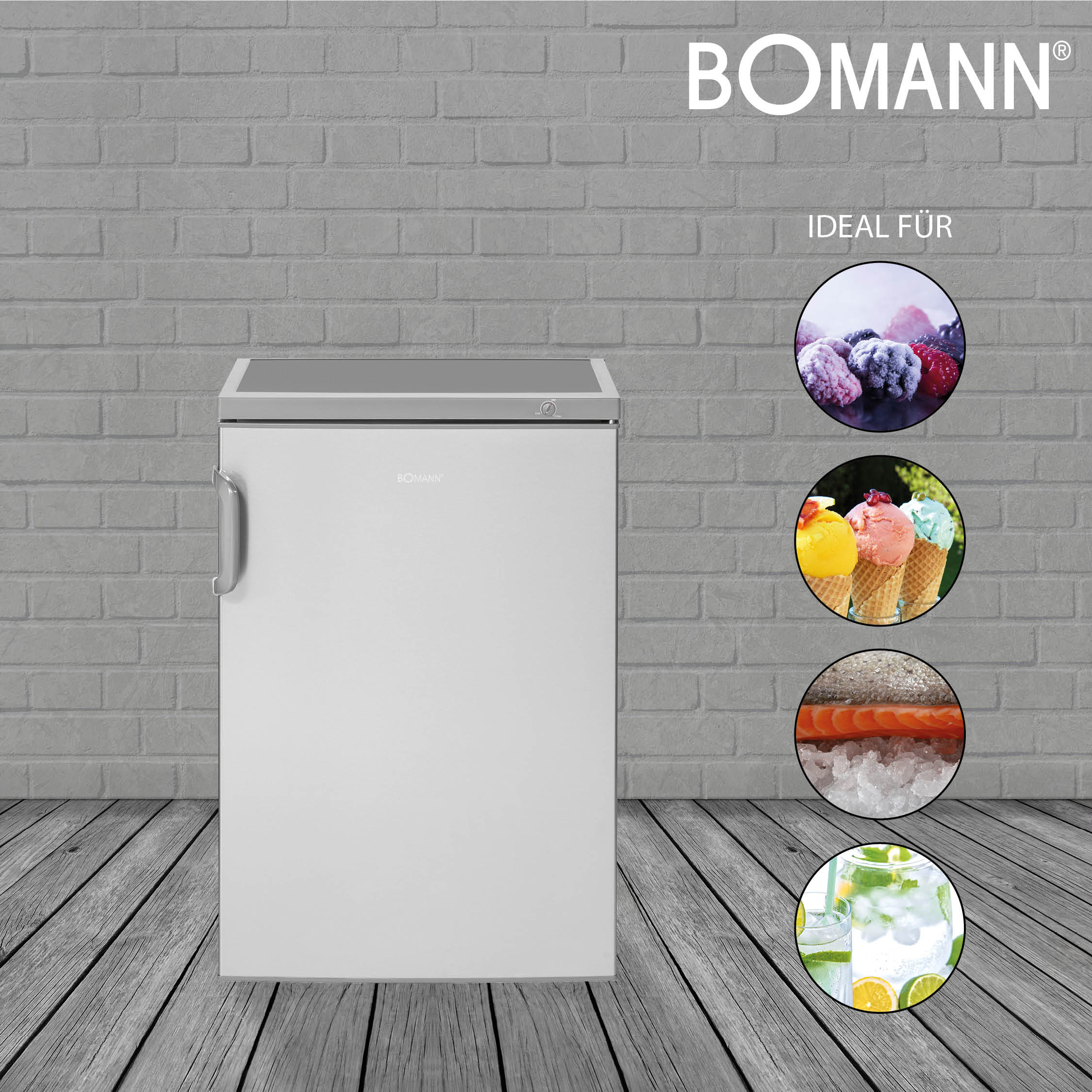 BOMANN GS 2196 Gefrierschrank (D, 85 l, 850 mm hoch)
