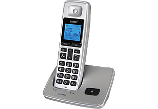 SWITEL DC2000 - Schnurloses Telefon (Silber)