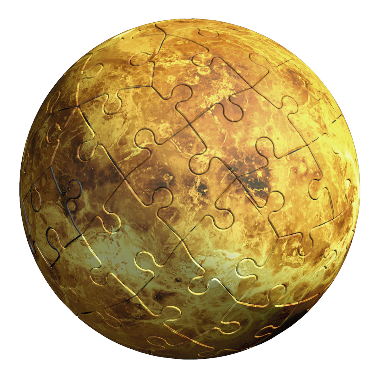 Puzzle RAVENSBURGER Mehrfarbig Planetensystem 3D
