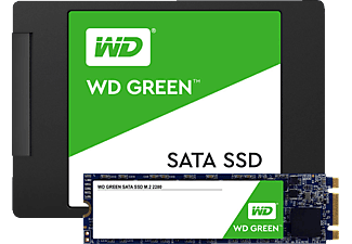 WESTERN DIGITAL Green™ - Festplatte (SSD, 480 GB, Grün/Schwarz)