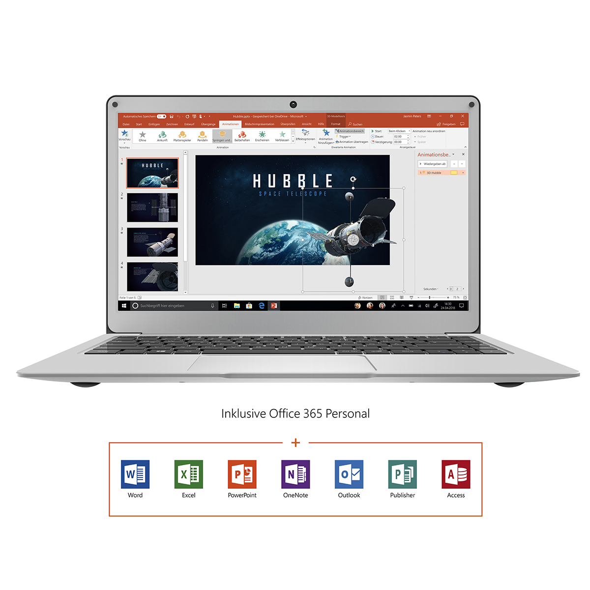 TREKSTOR Surfbook A13B - 13,3 Zoll - Intel® Celeron® N3350 - 4 GB - 64 GB - Intel® HD 500 - Windows 10 Home S-Modus (32 Bit)