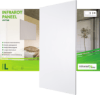 Infrarotheizung IPF 700 mit einer Fläche von 65 x 100 cm und 700 Watt Leistung