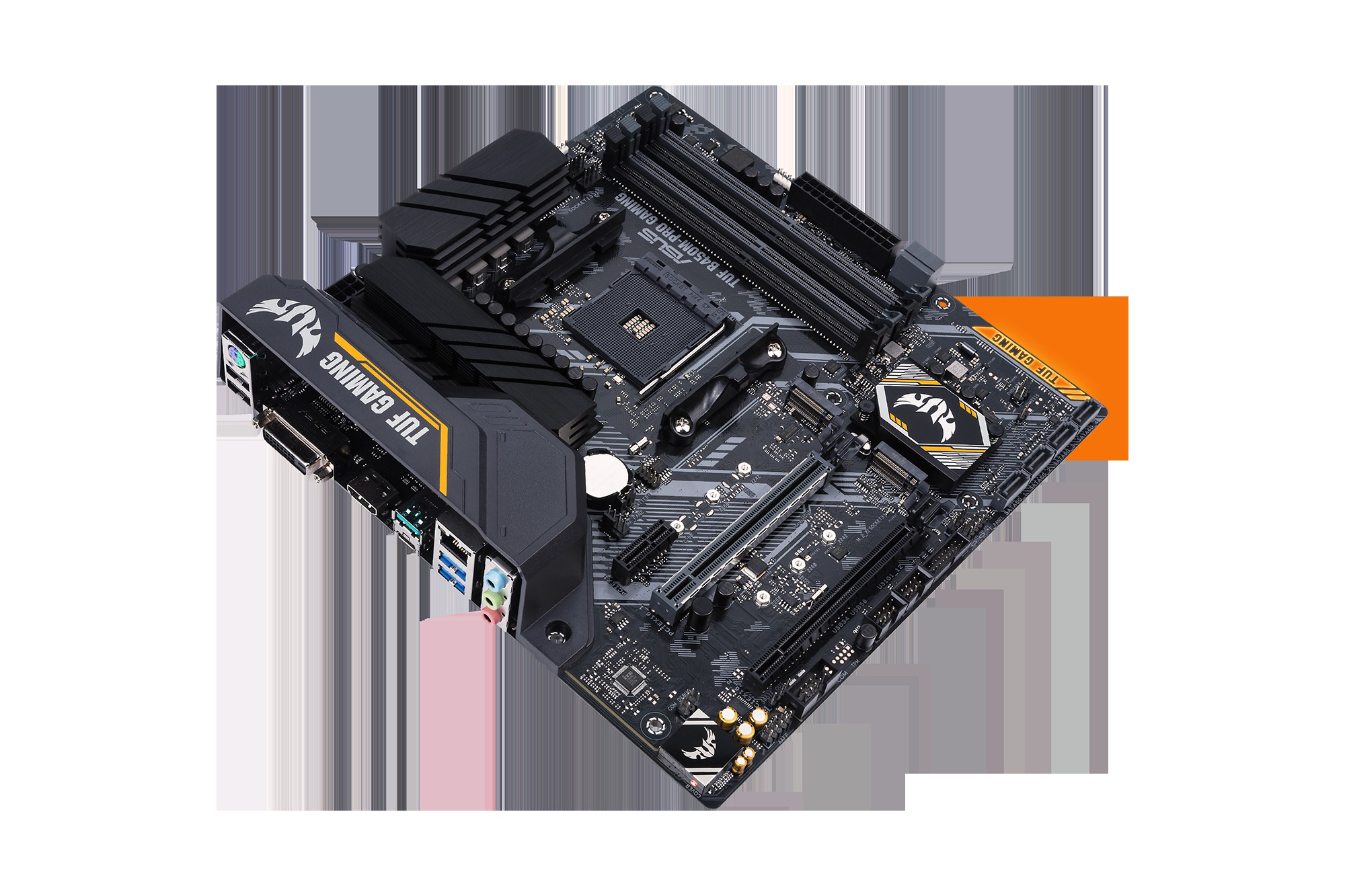 ASUS TUF B450M-Pro Gaming Mainboard Schwarz
