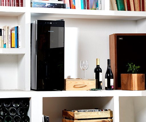 Vinoteca - Taurus PTWC-12, 12 botellas, Panel táctil, Temperatura regulable entre 8 y 18ºC