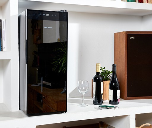 Vinoteca - Taurus PTWC-12, 12 botellas, Panel táctil, Temperatura regulable entre 8 y 18ºC
