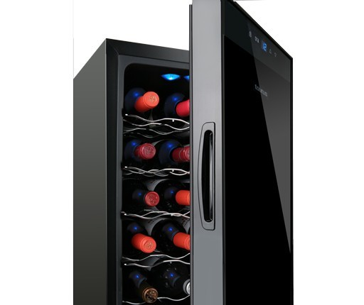 Vinoteca - Taurus 963.006 PTWC-18, 65W, 18 botellas, Panel táctil, Temperatura regulable entre 12