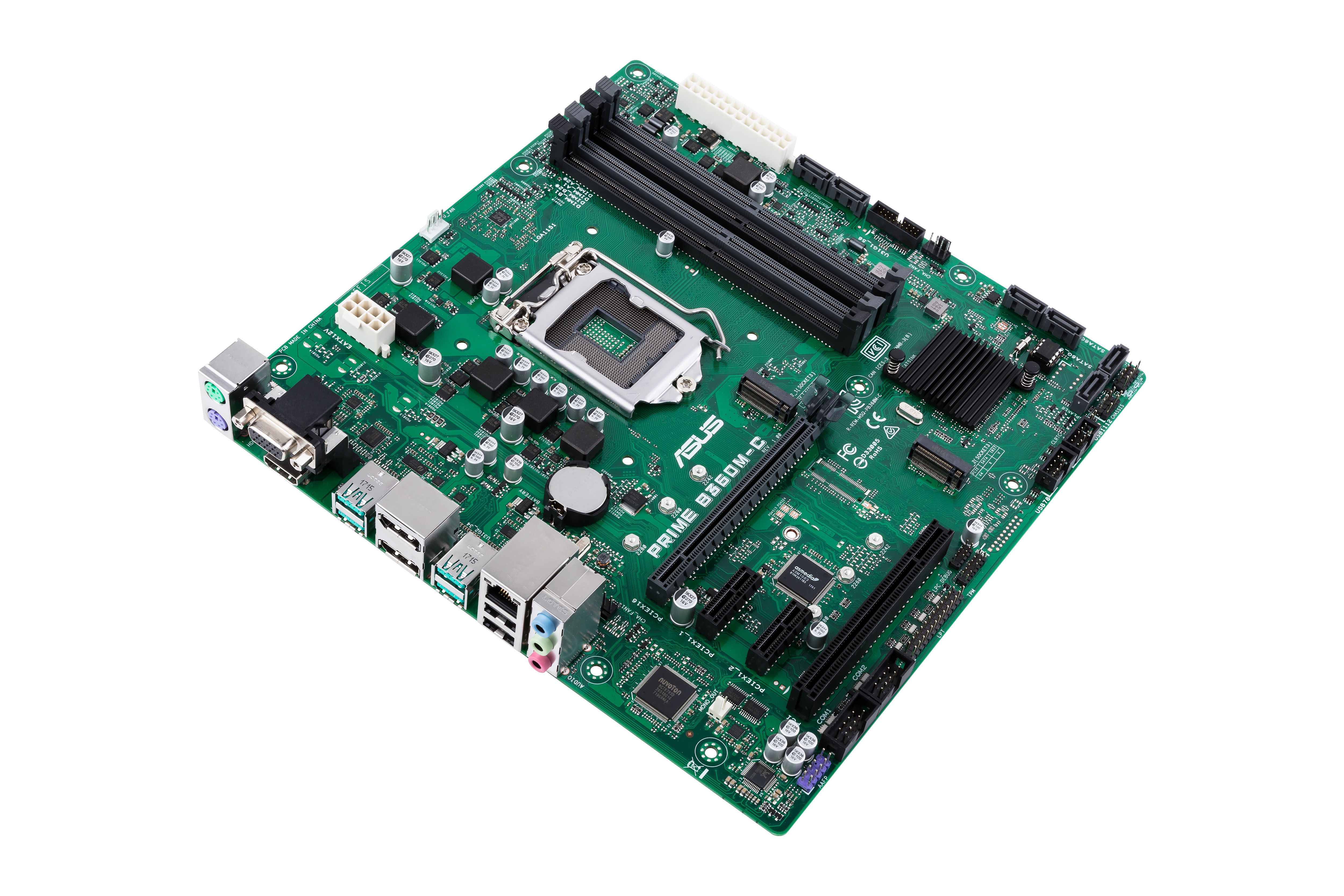 ASUS Prime B360M-C Mainboard Schwarz