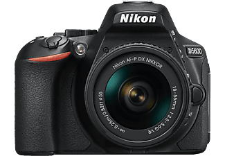 NIKON Nikon D5600 + AF-P DX NIKKOR 18–55 MM 1:3,5–5,6 G VR - Appareil photo reflex Noir