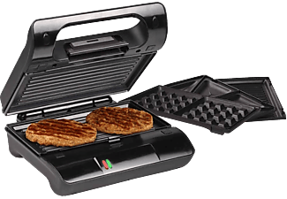 PRINCESS Multi & Sandwich Compact Pro - Barbecue a contatto (Nero/Acciaio inossidabile)