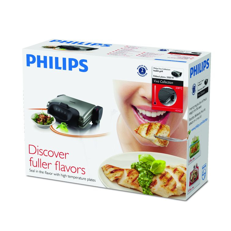 PHILIPS HD4467/90 Izgara ve Tost Makinesi