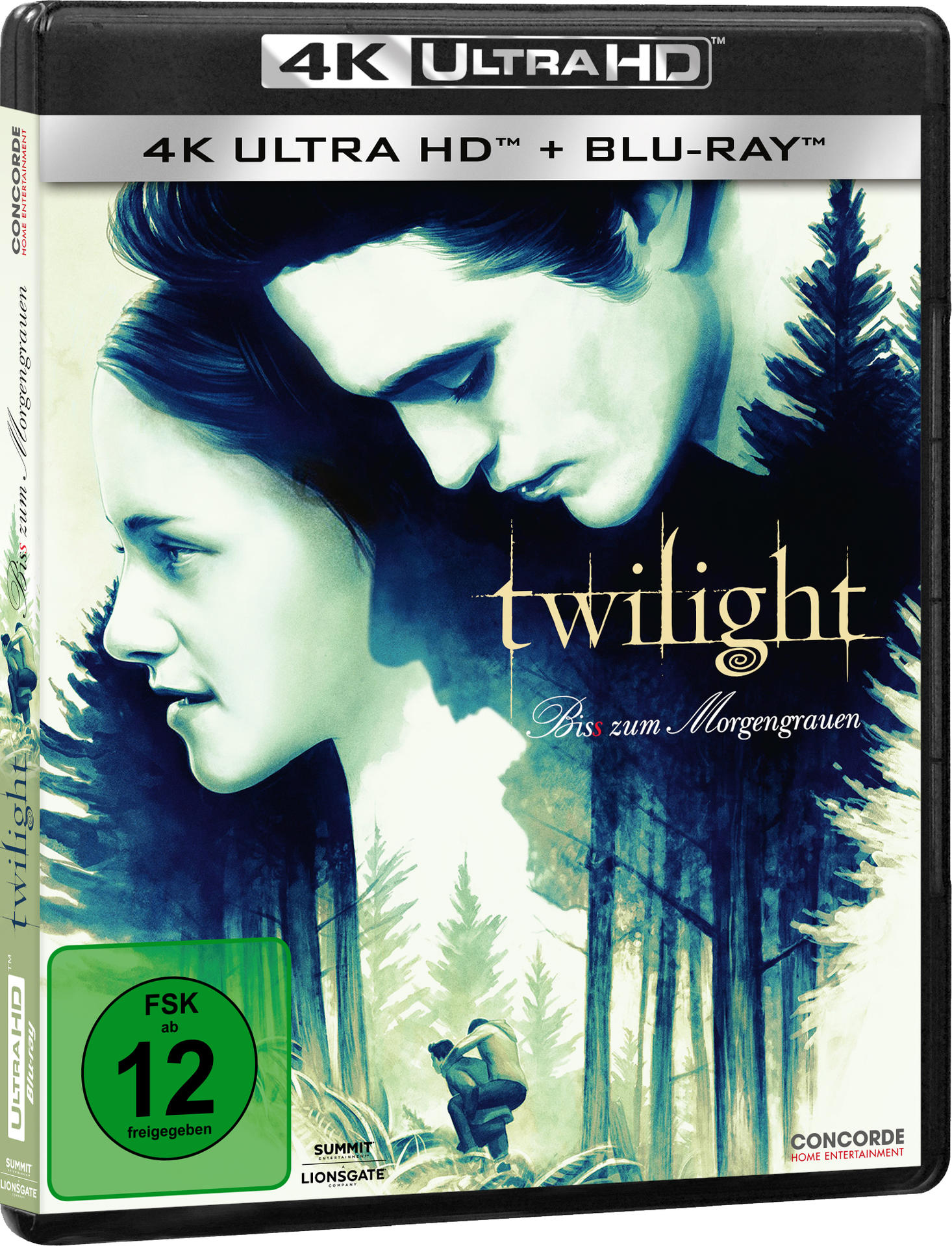 Twilight Filmcover, zwei Personen im Wald.