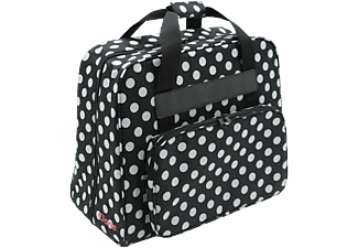 CLARIE CNT-261 - Sac de machine à coudre (Noir/Blanc)