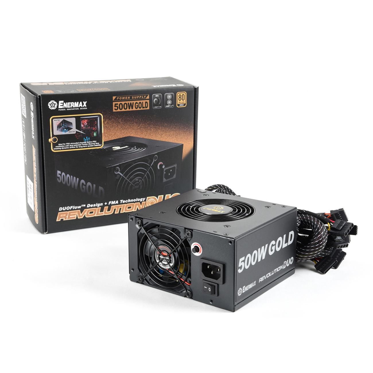 ENERMAX Revolution Duo PC-Netzteil 500 Watt 80+ Gold 