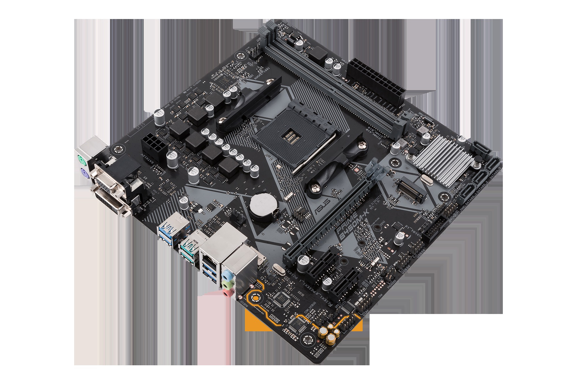 ASUS Prime B450-K Mainboard Schwarz