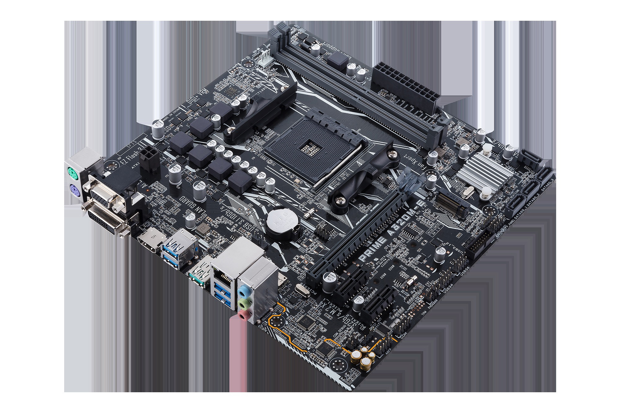 ASUS Prime A320-E Mainboard Schwarz