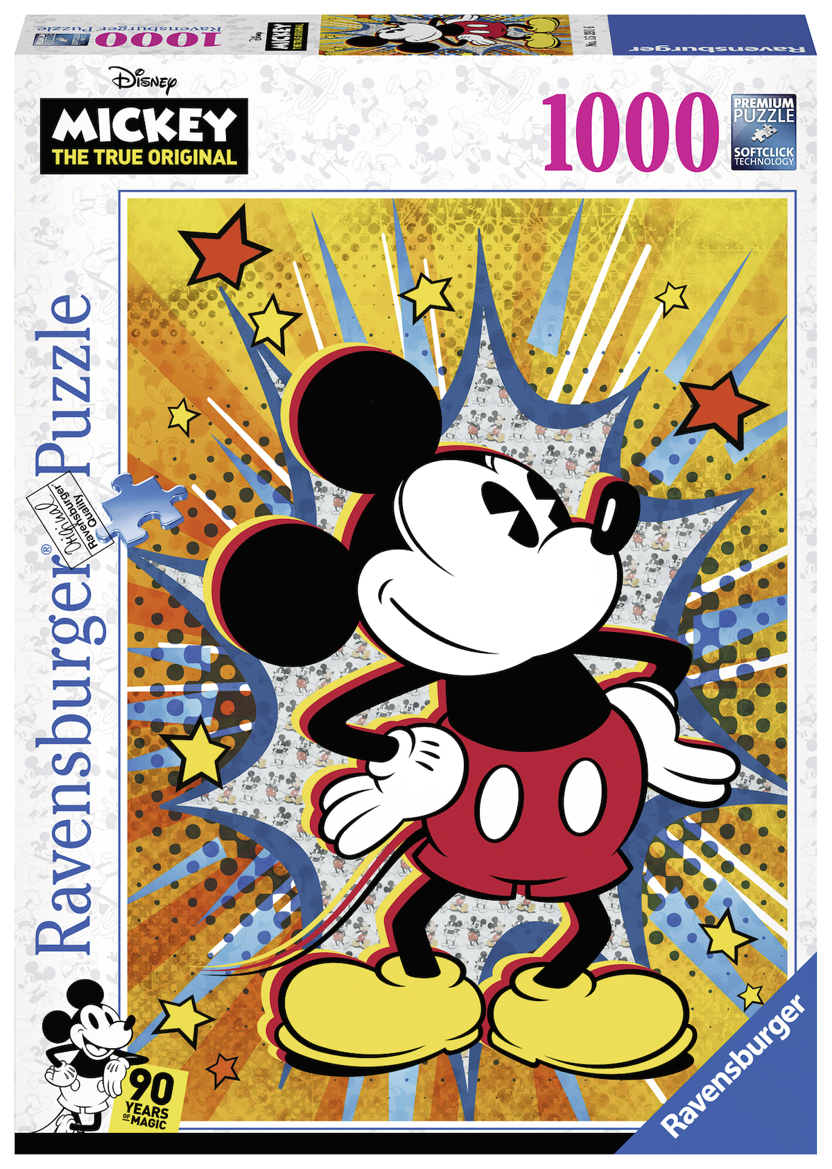 RAVENSBURGER Retro Puzzle Mickey Mehrfarbig