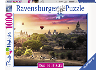 RAVENSBURGER Heißluftballons über Myanmar Puzzle Mehrfarbig