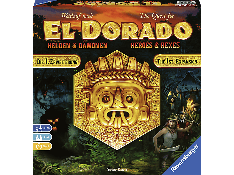 RAVENSBURGER Wettlauf nach El Dorado Helden und Dämonen
