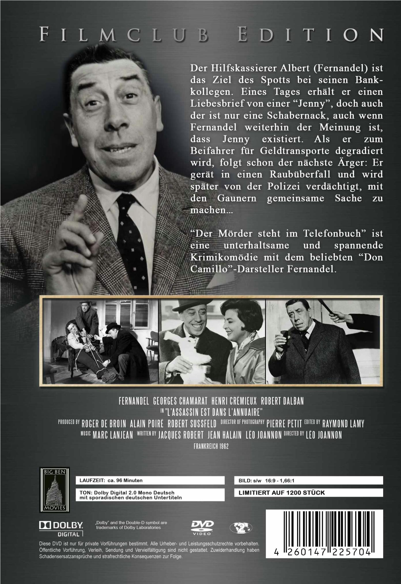 Rückseite einer Film-DVD mit einem älteren Mann, der lächelt.