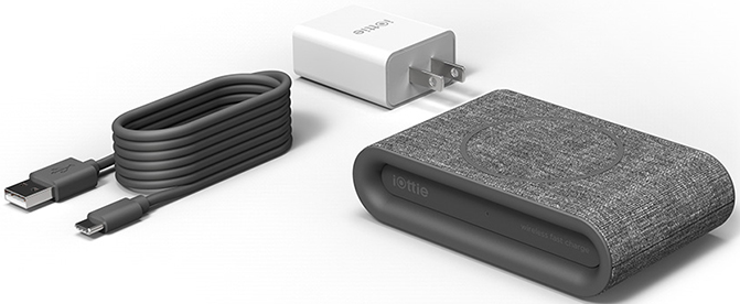 IOTTIE iON Wireless Plus  - Pad de charge rapide (Gris)