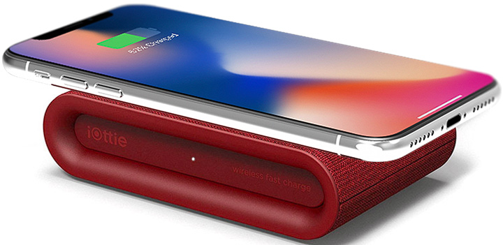 IOTTIE iON Wireless Plus  - Fast Charging Pad (Rot)