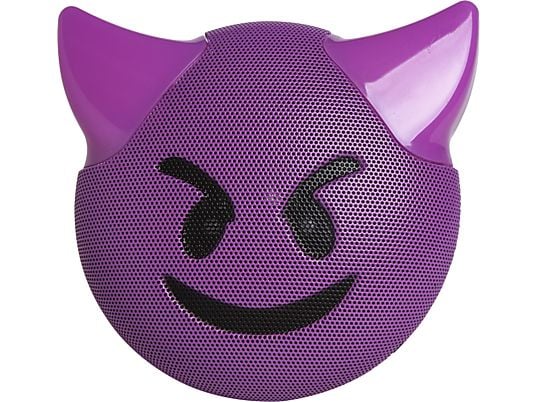HMDX Jamoji Trouble - Bluetooth Lautsprecher (Violett)