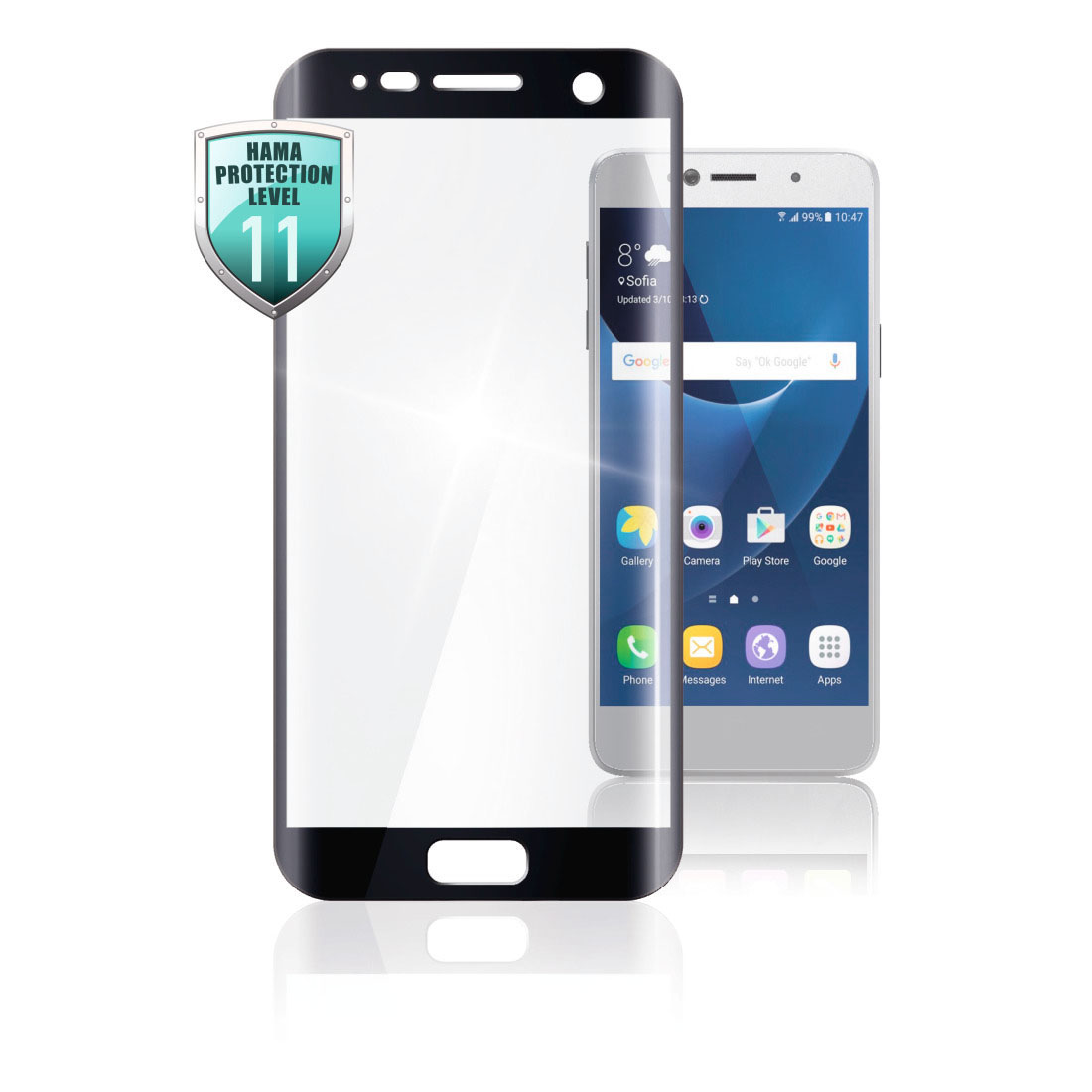 HAMA 3D-Full-Screen Schutzglas (für Samsung Galaxy S8)
