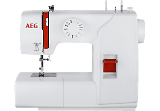 AEG 20Z - Macchina da cucire a braccio libero (Bianco/Rosso)