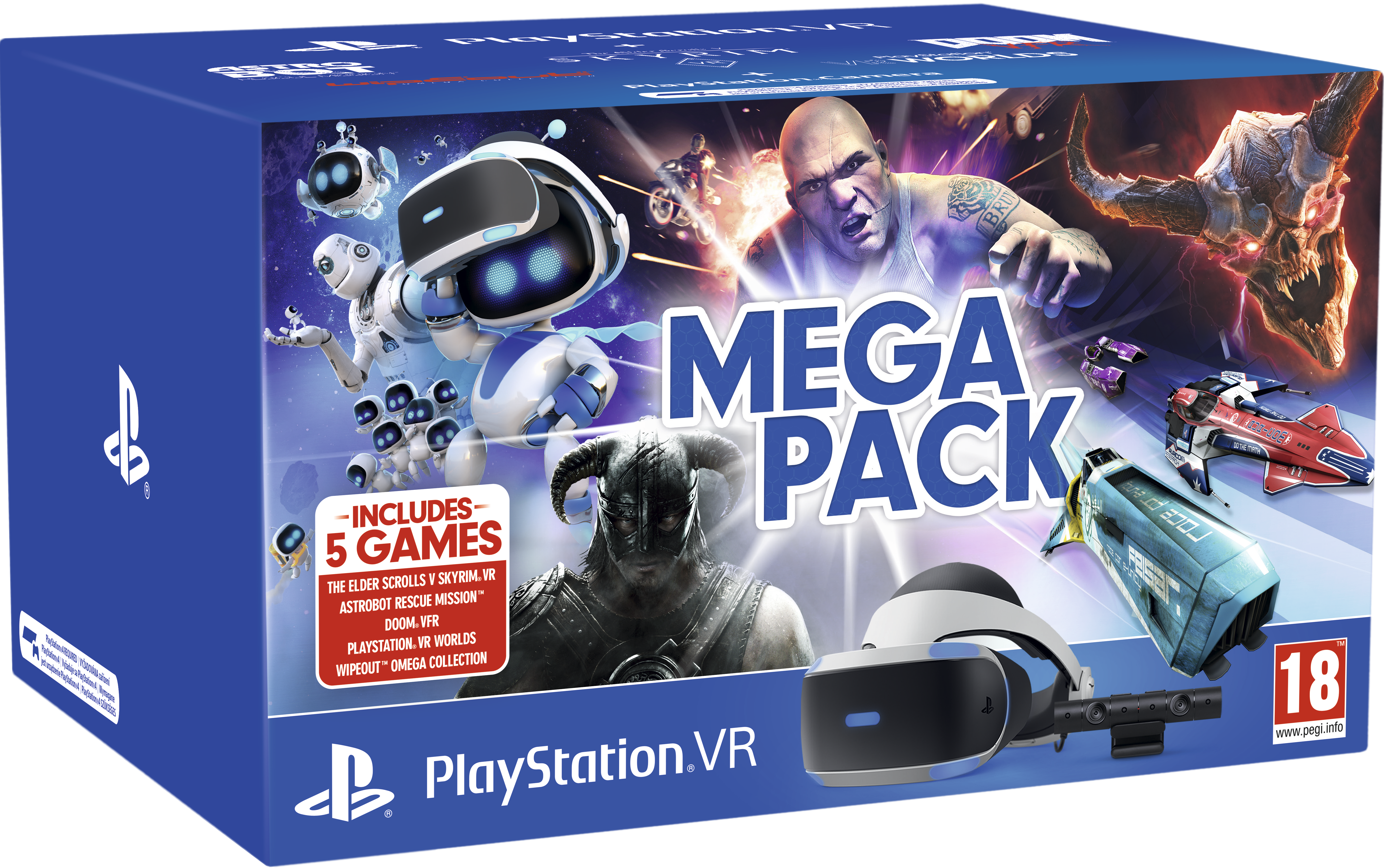 SONY PlayStation VR Megapack: PlayStation VR PlayStation Camera  Spiele (VOUCHER)