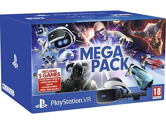 SONY PlayStation VR Megapack: PlayStation VR + PlayStation Camera + 5 Spiele (VOUCHER)