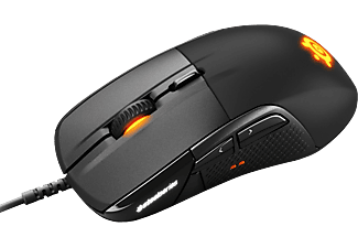 STEELSERIES Rival 710 - Gaming Maus, Kabelgebunden, Optisch mit Laserdioden, 12.000 CPI, Schwarz