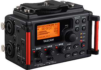 TASCAM DR-60D MKII - Enregistreur vocal (Noir/Rouge)