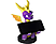 EXQUISITE GAMING Spyro - Statua Cable Guy (Multicolore)