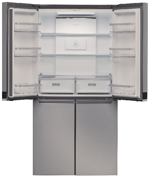 Frigorífico americano - Whirlpool WQ9E1L, Dos puertas, 589 L brutos, Total No Frost