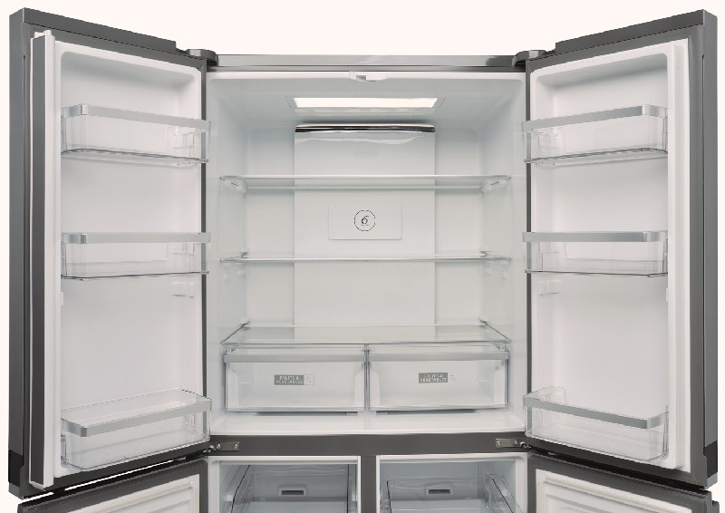 Frigorífico americano - Whirlpool WQ9E1L, Dos puertas, 589 L brutos, Total No Frost