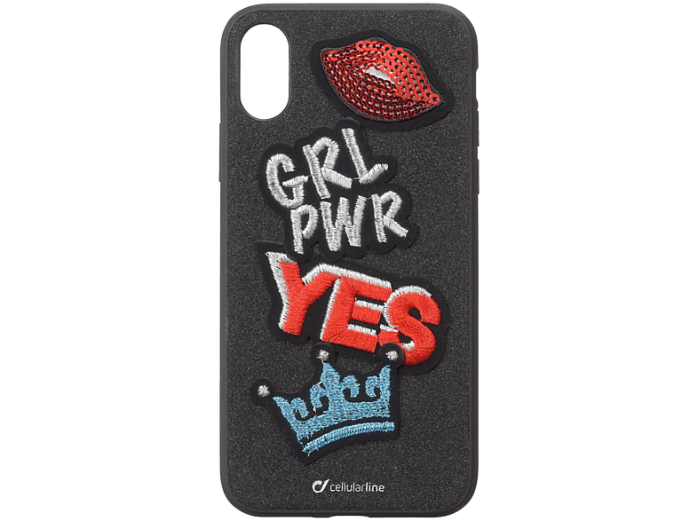 CELLULARLINE Cover Patch Yes iPhone X / Xs Zwart (PATCHYESIPH8X)
