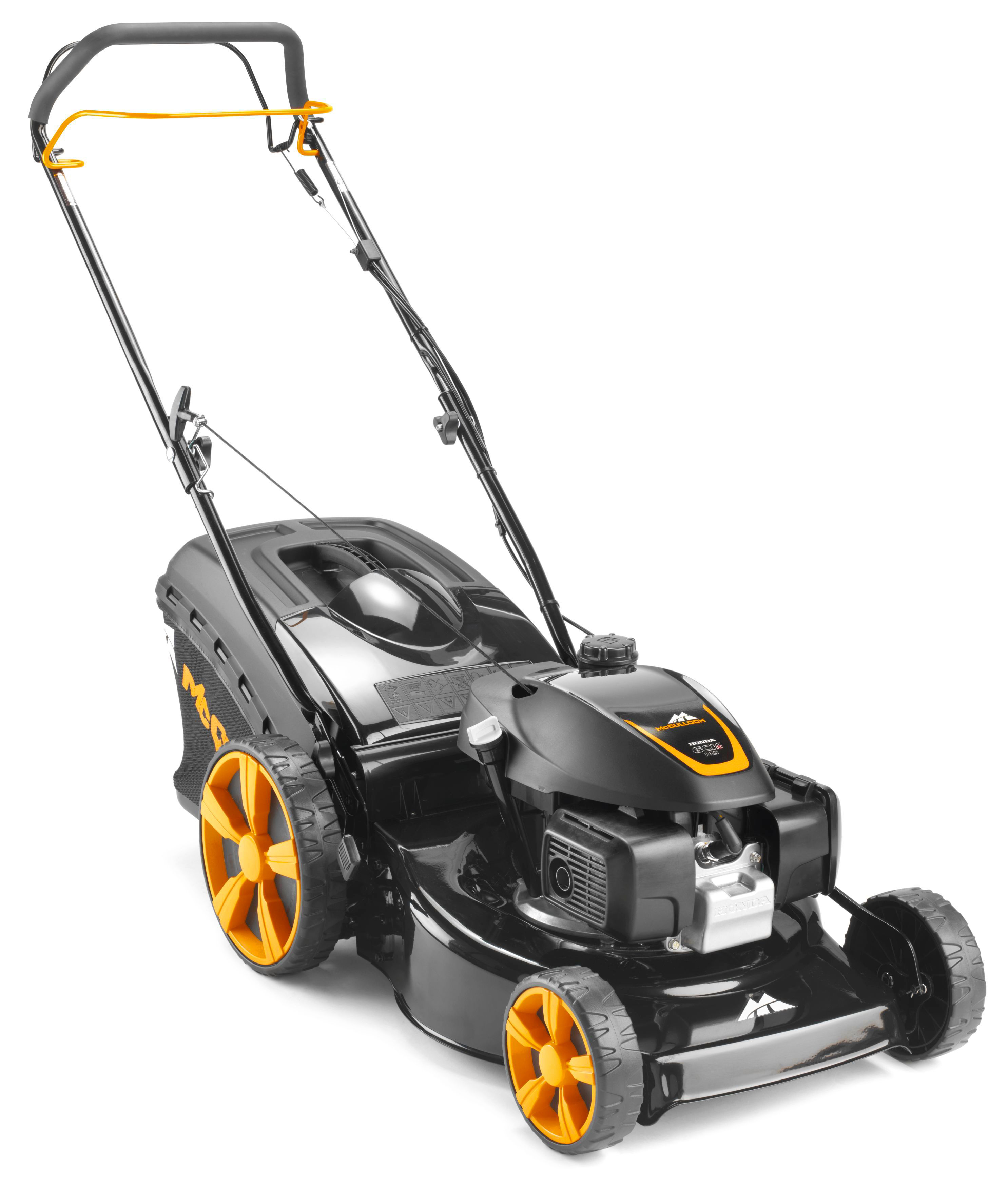 MCCULLOCH 00096-79.137.01 M46-145WRP Classic+ Benzin-Rasenmäher, Schwarz
