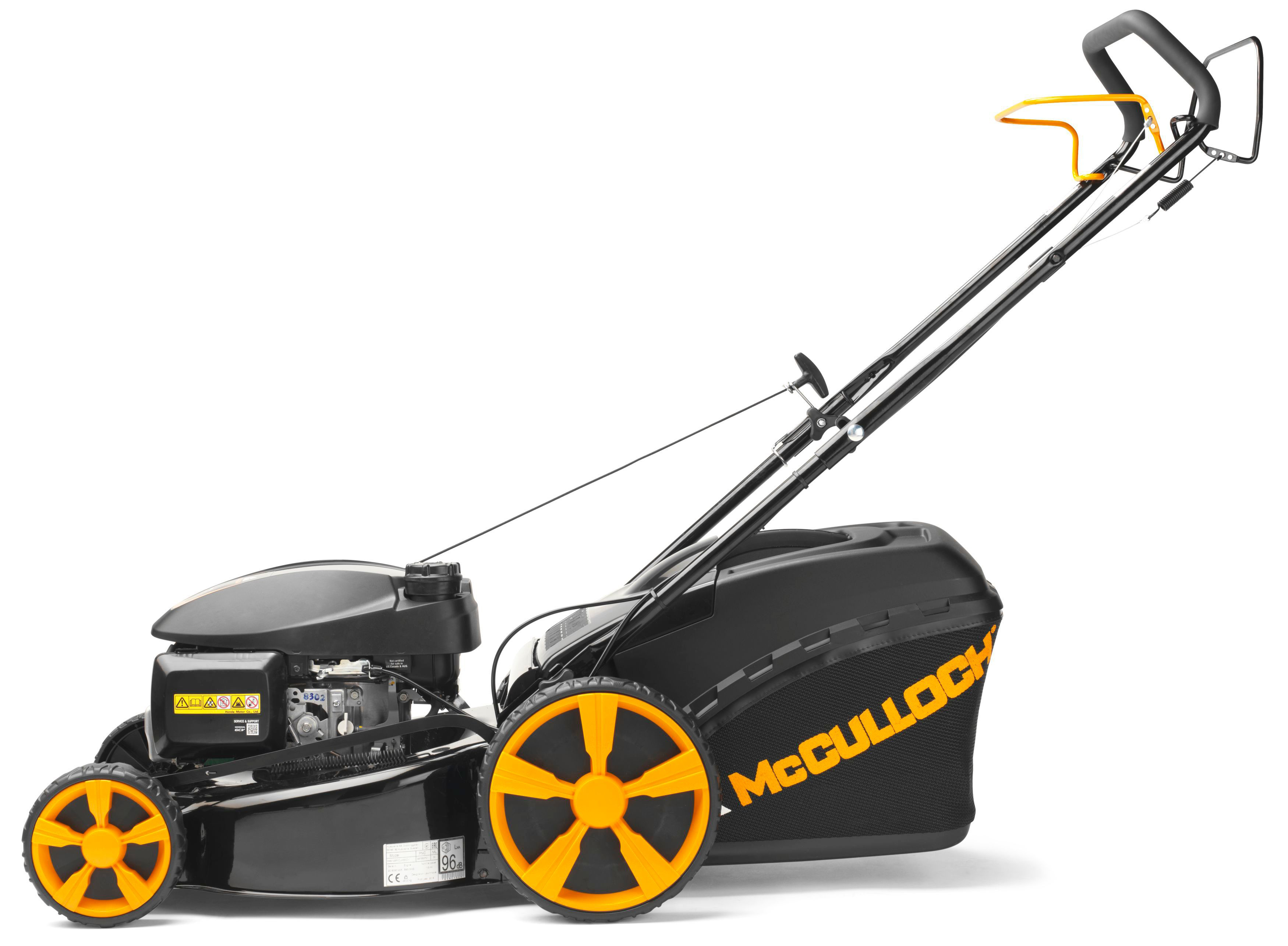 MCCULLOCH 00096-79.137.01 M46-145WRP Classic+ Benzin-Rasenmäher, Schwarz